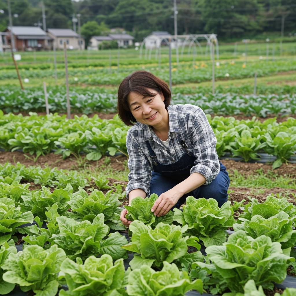 にゃわことヒゲじいやの週末家庭菜園_家庭菜園初心者の玉レタスとリーフレタス栽培方法 育て方 ニャハハと笑うにゃわこ
